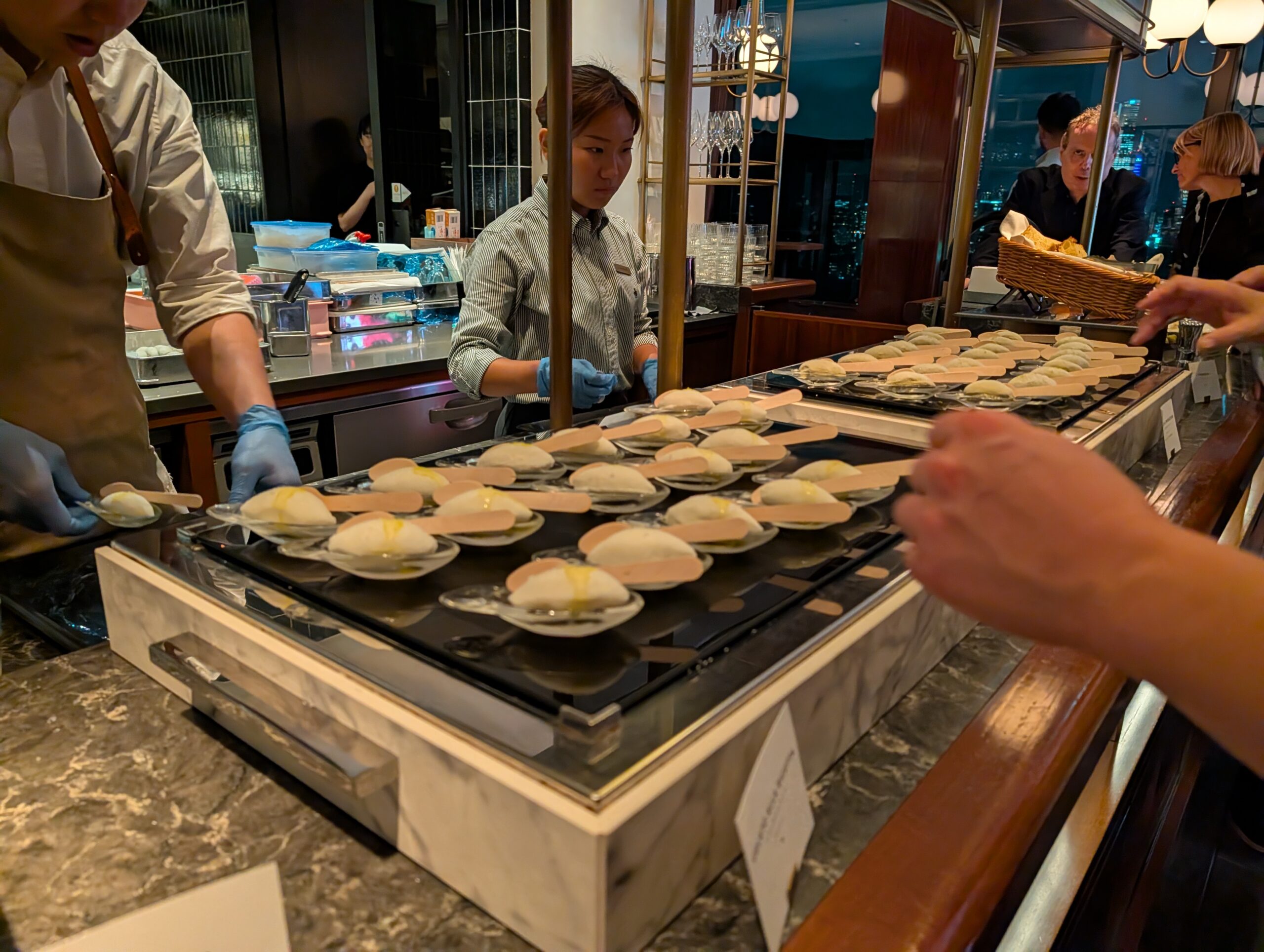 会場で提供されたジェラート